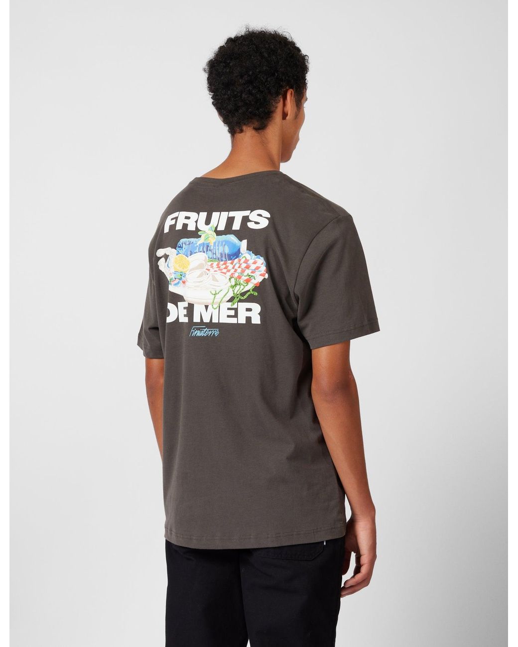 FINISTERRE Gray Fruits De Mer T-Shirt for men