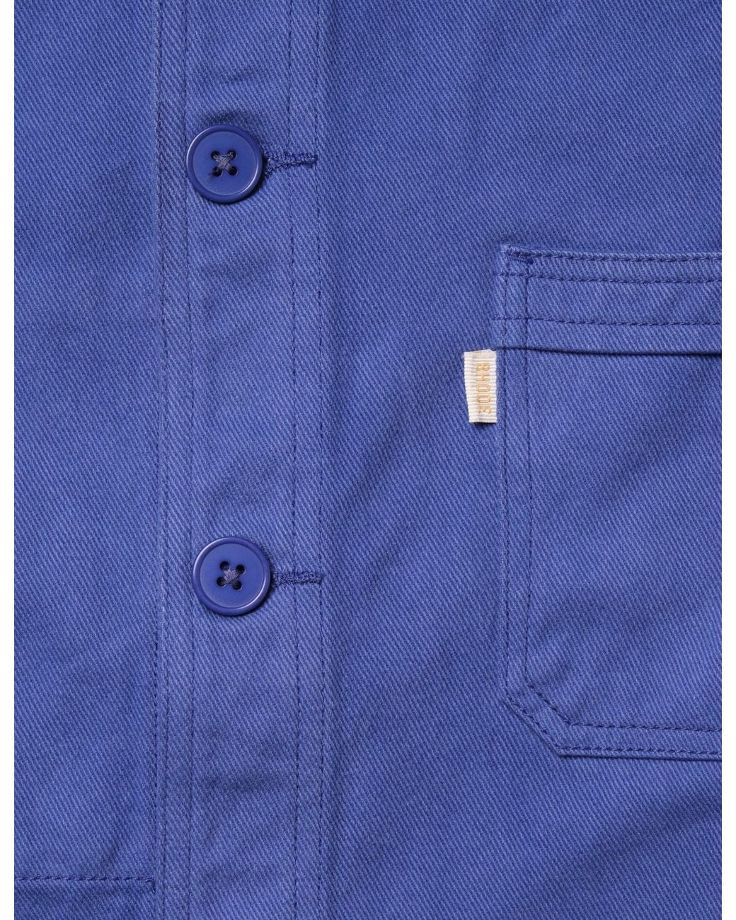BHODE Blue French Chore Jacket Mkii for men