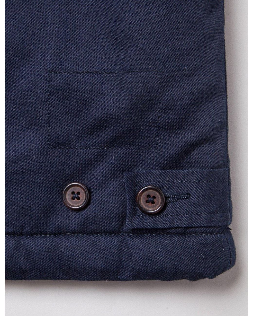 Universal Works Blue N1 Sherpa Jacket for men