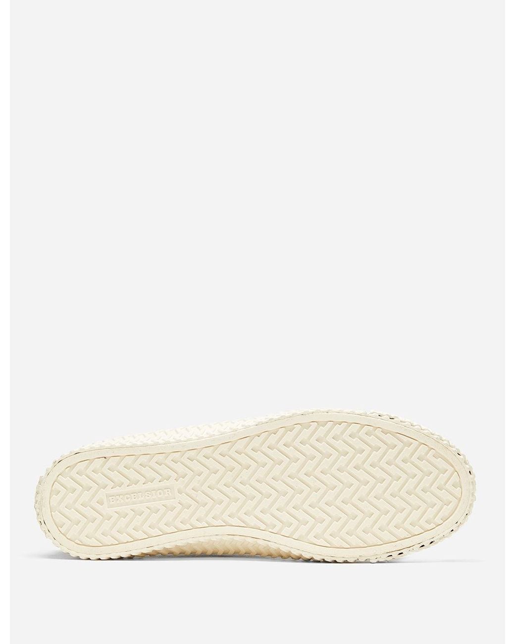 Excelsior White Bolt Low Canvas Trainers for men