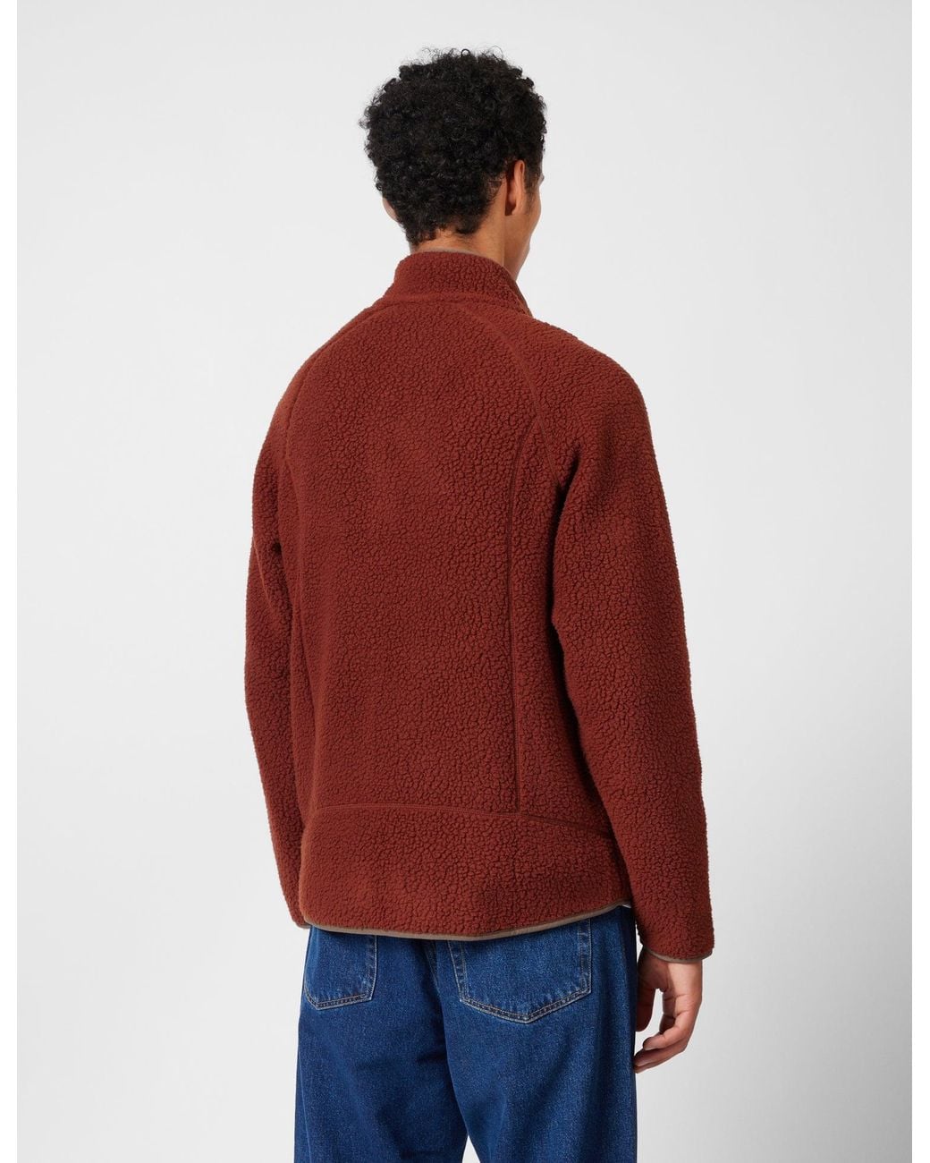 Patagonia Red Retro Pile Fleece Jacket for men