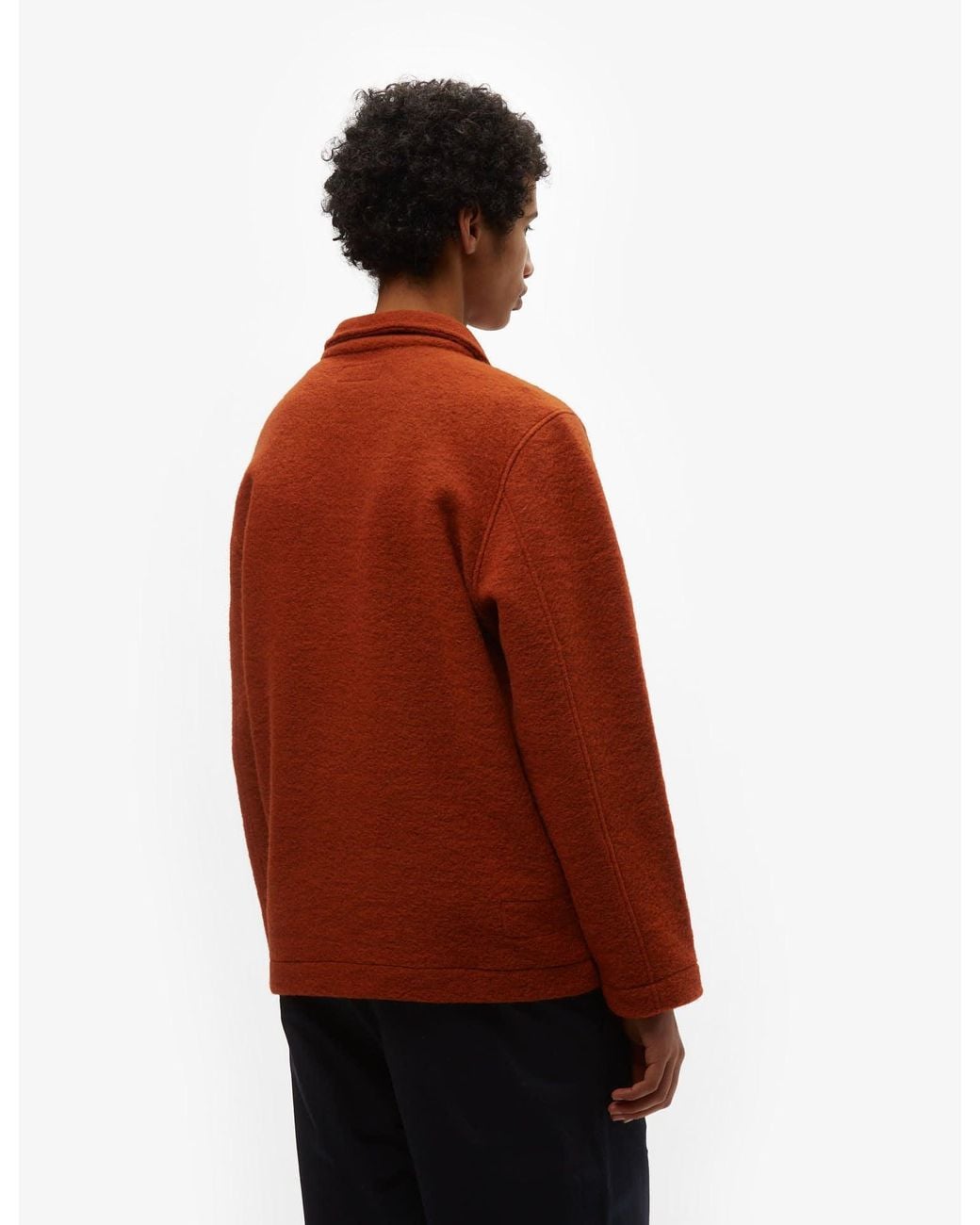 Universal Works Red Field Jacket (Wool) for men