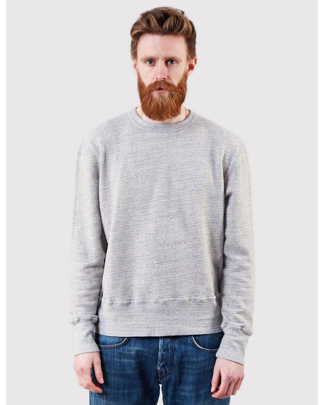 Our Legacy Gray Reversible Sweatshirt for men