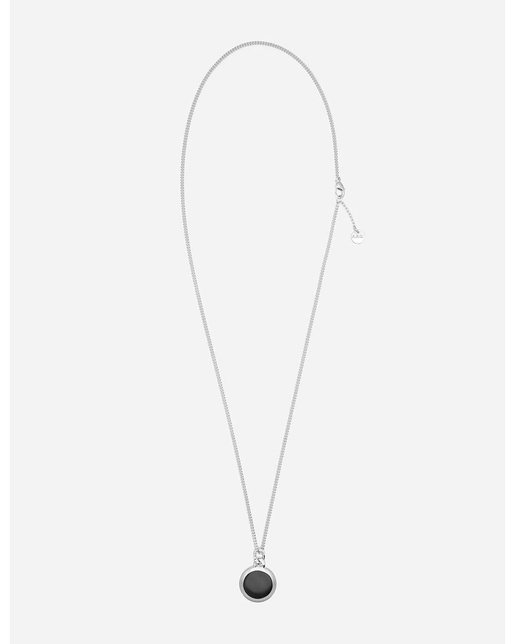 A.P.C. White Marius Necklace for men