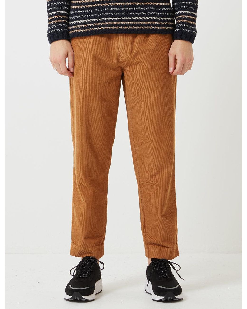 Folk Black Folk Signal Trousers (Cord) for men