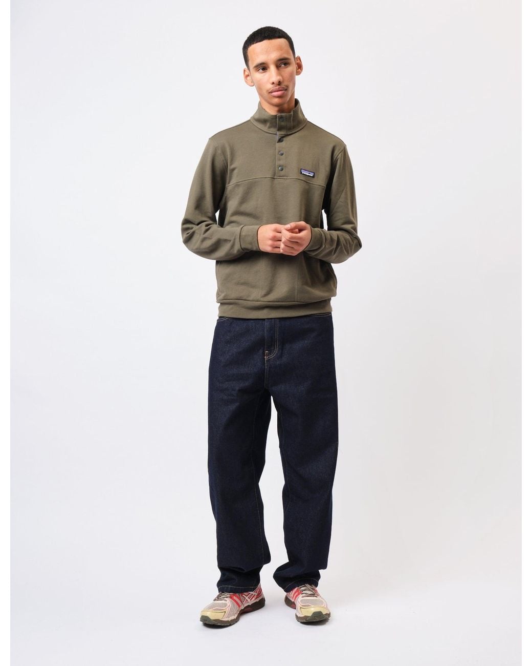 Patagonia Green Daily Snap- Pullover Fleece for men