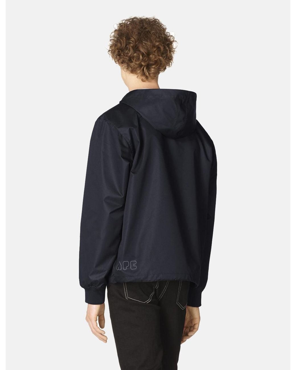 A.P.C. Blue Coupe Vent Flash Jacket for men