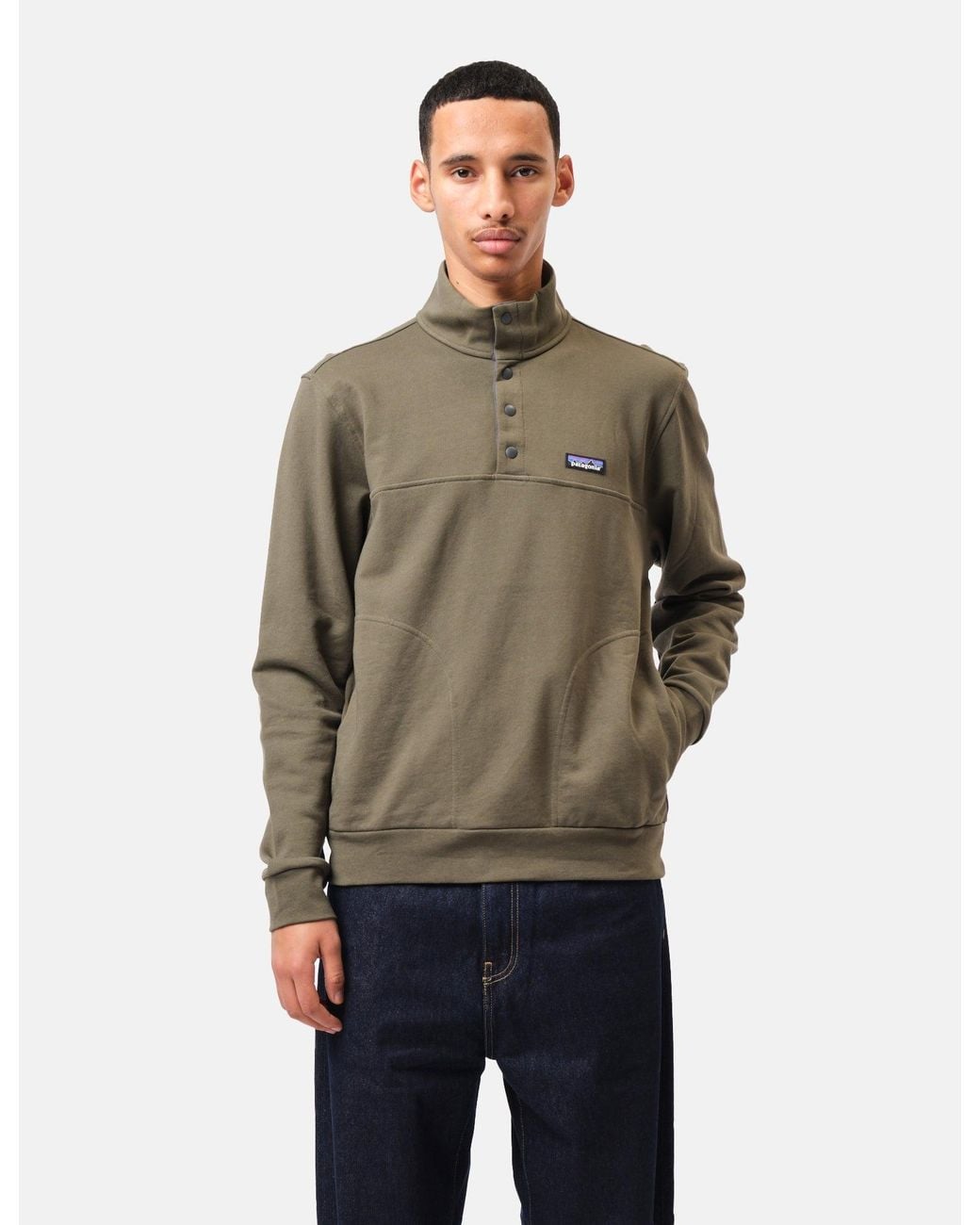 Patagonia Green Daily Snap- Pullover Fleece for men