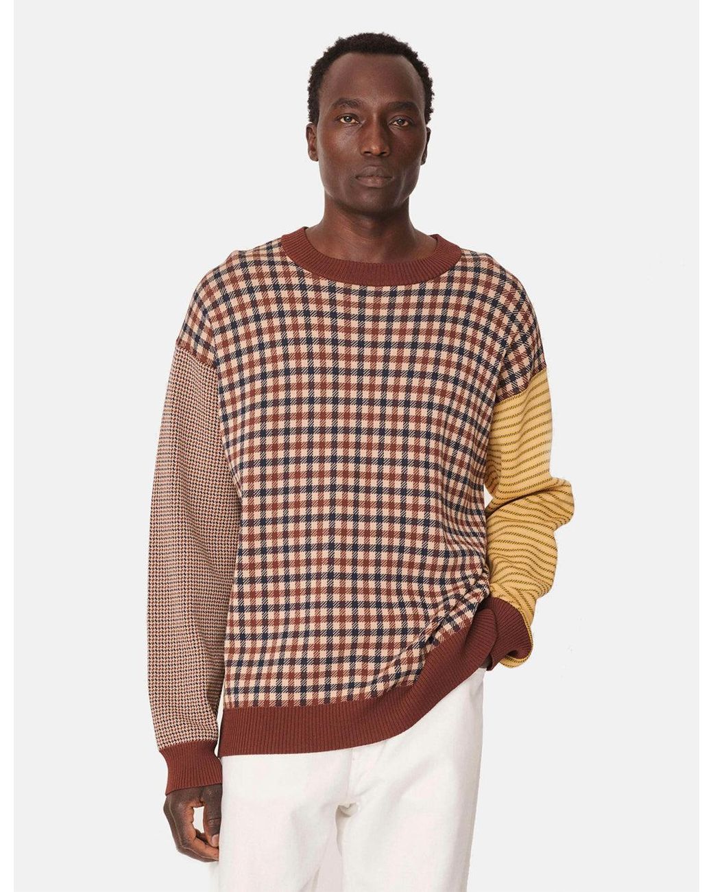 YMC Brown Gordan Crew Neck for men