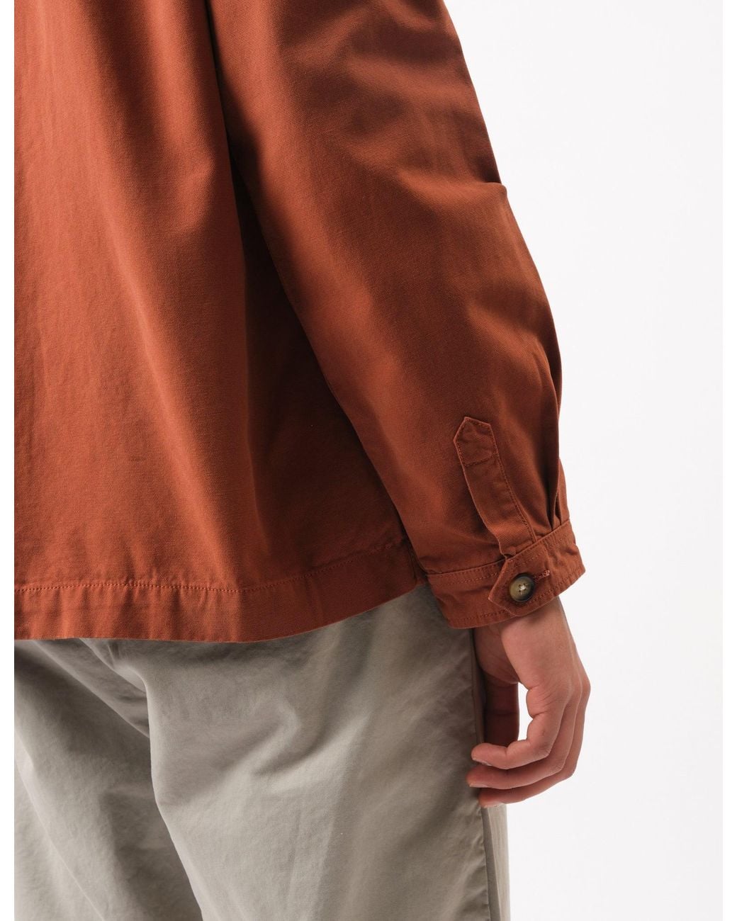BHODE Red Hunting Overshirt Twill for men