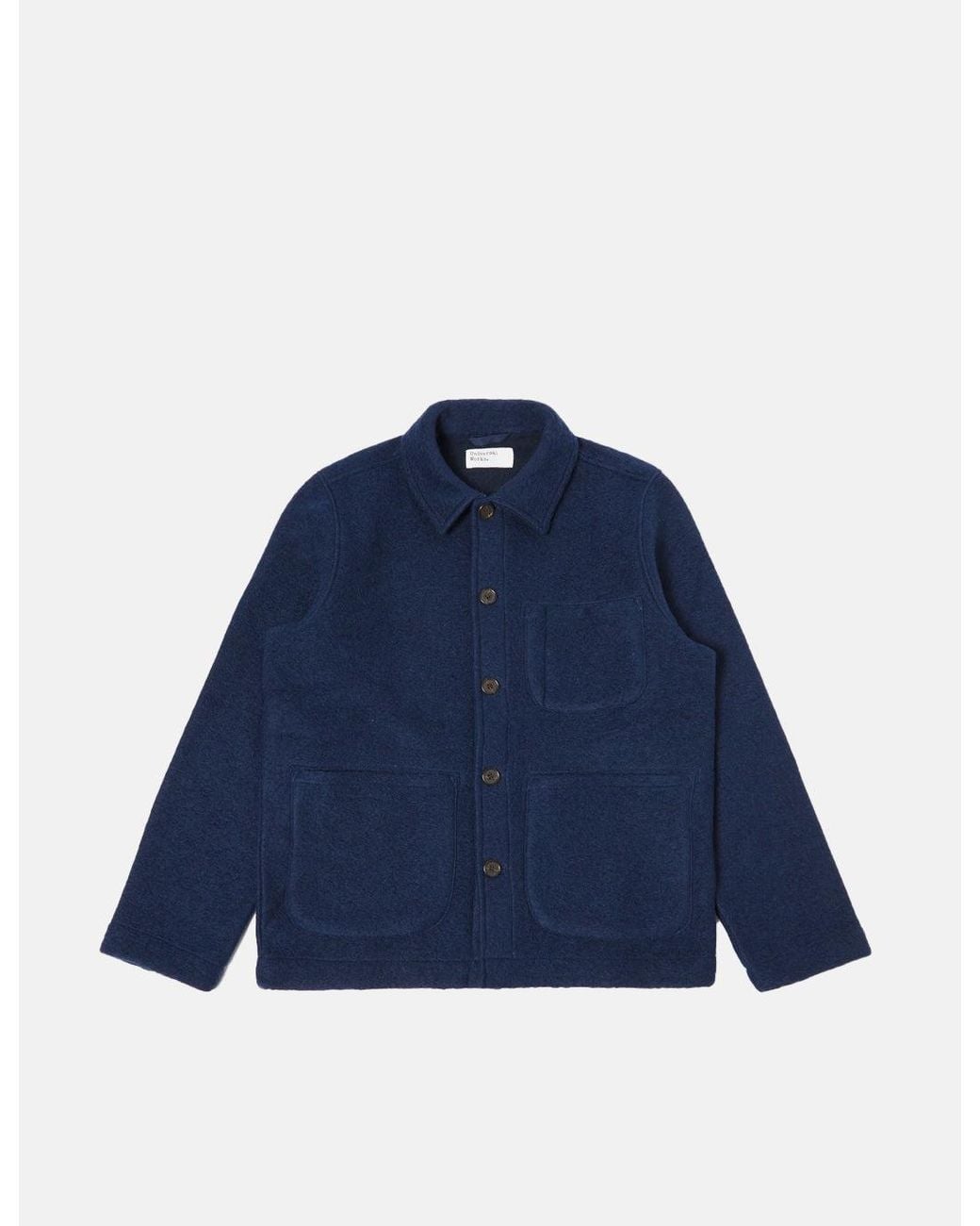Universal Works Blue Field Jacket (Wool) for men