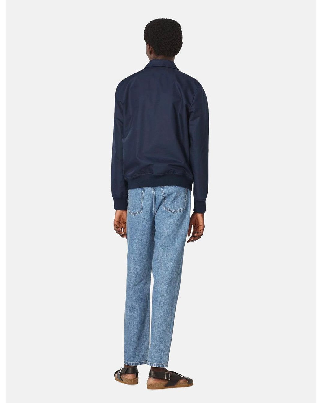 A.P.C. Blue Gaspard Jacket for men