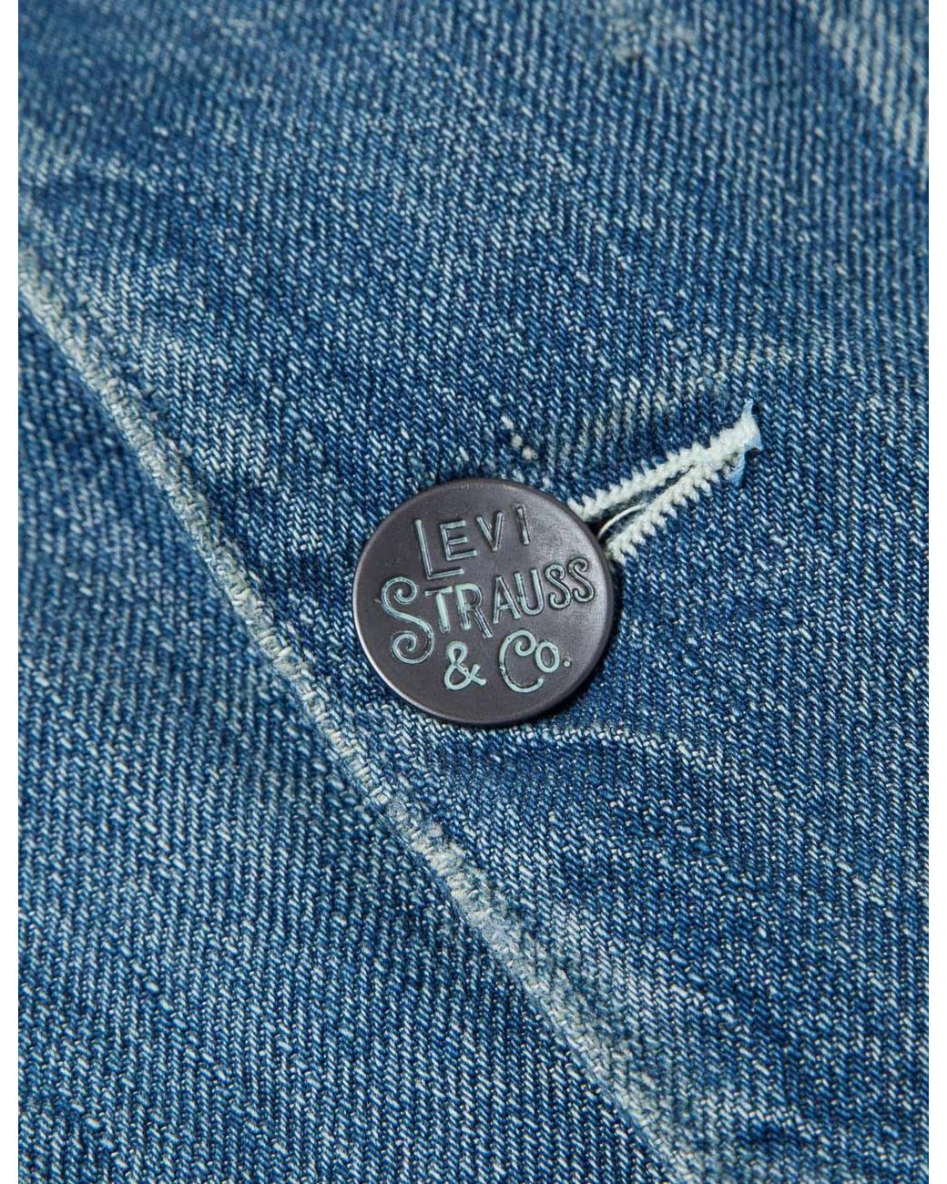 Levi's Blue Levis Vintage Blanket Lined Sac Coat for men