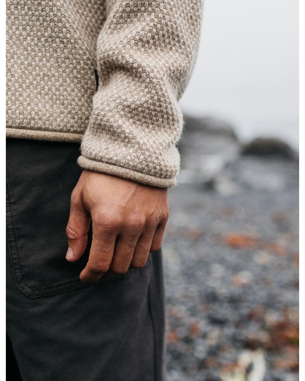 FINISTERRE Natural Barents Jumper (Wool Mix) for men