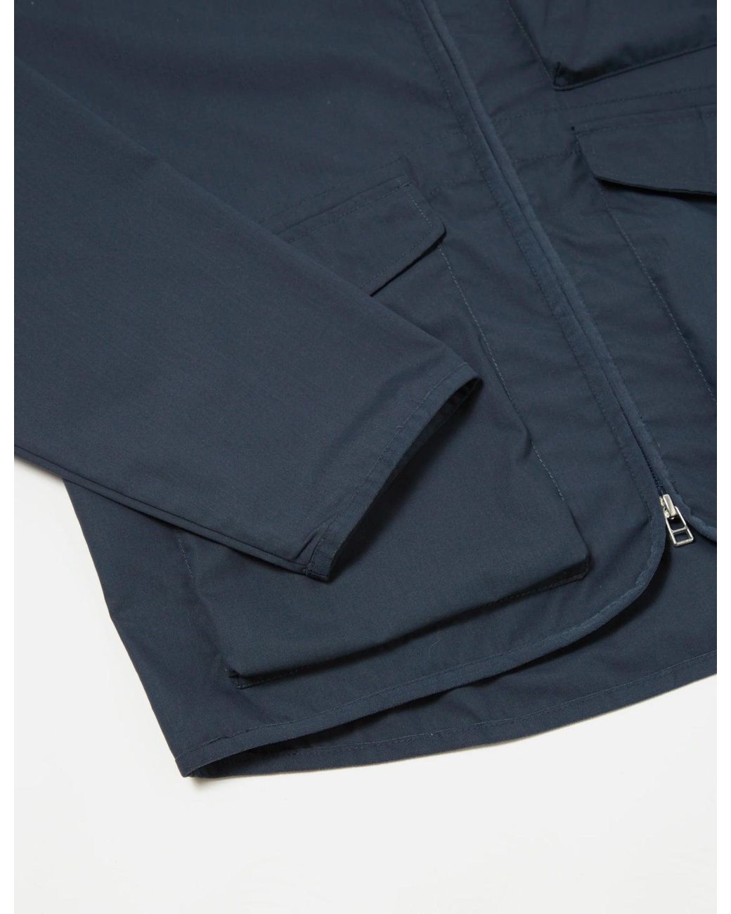 Universal Works Blue Parachute Liner Jacket (Recycled Poly) for men
