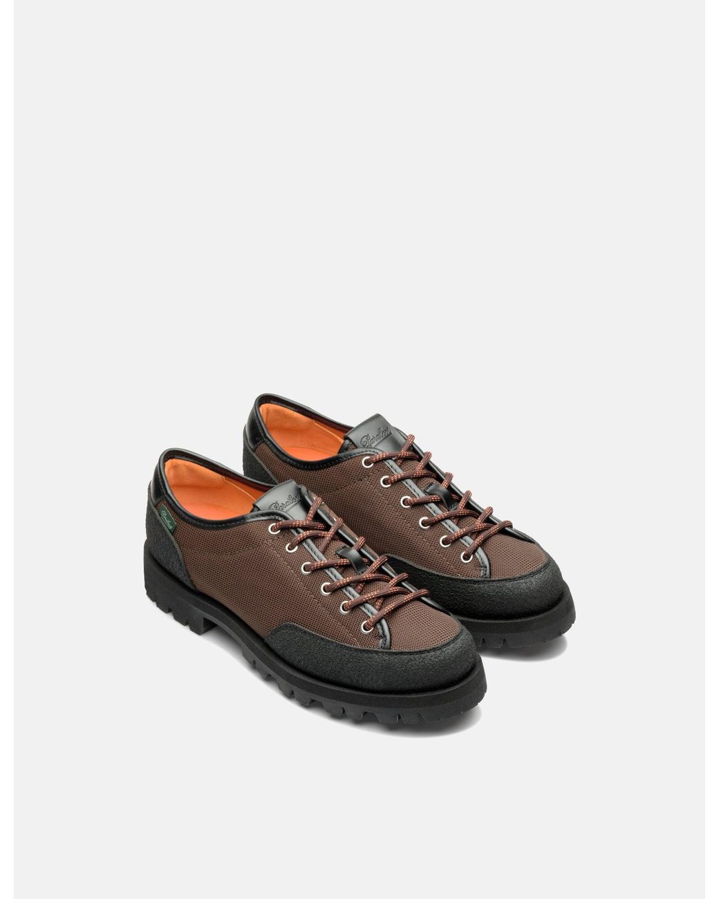 Paraboot Brown Montana Boots (Canvas) for men