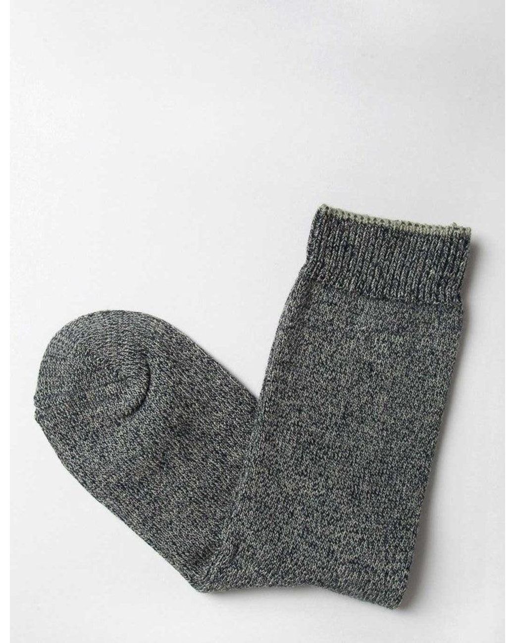Democratique Socks Gray Relax Twister Socks for men