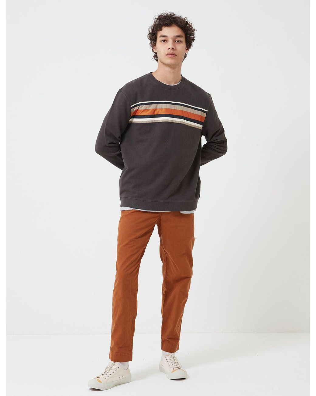 Folk Gray Folk Warp Sweatshirt for men