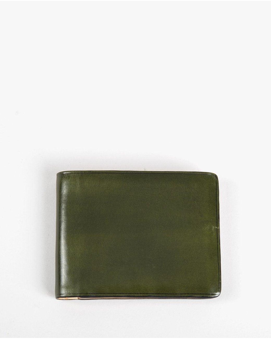 Il Bussetto Green Bi-Fold Wallet (Leather) for men