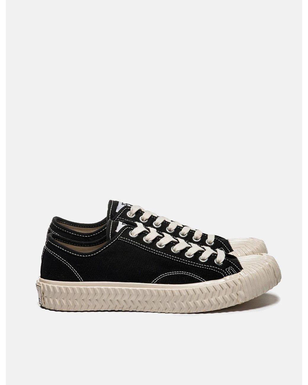 Excelsior White Bolt Low Canvas Trainers for men