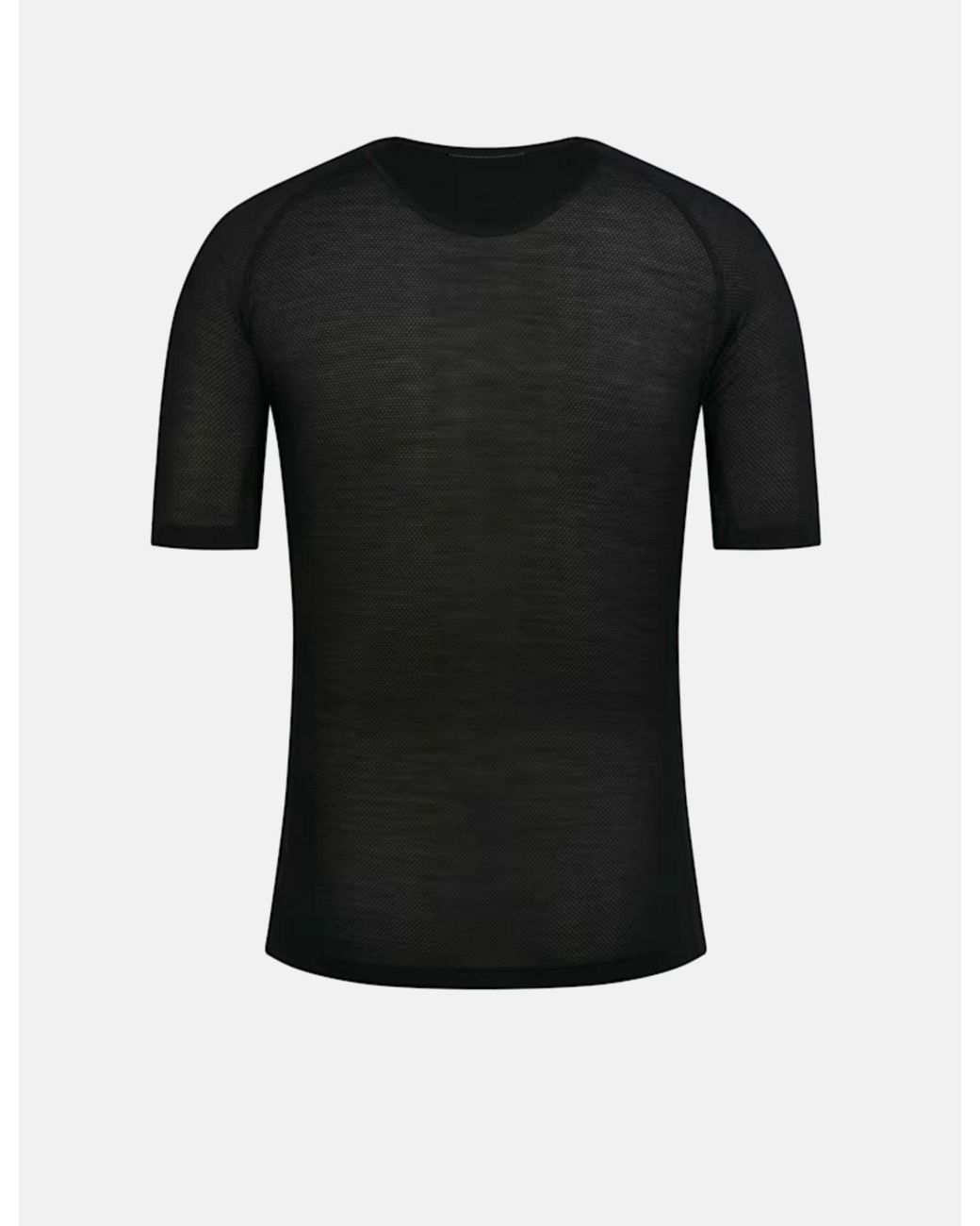 Rapha Black Merino Wool Lightweight Short Sleeve Base Layer for men