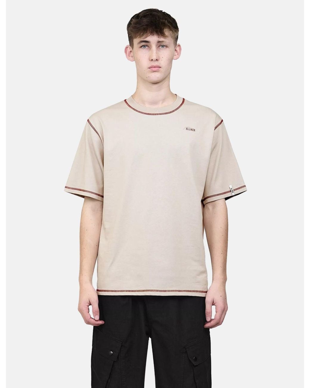 Elliker Natural Rill Bark Beetle Short Sleeve T-Shirt for men