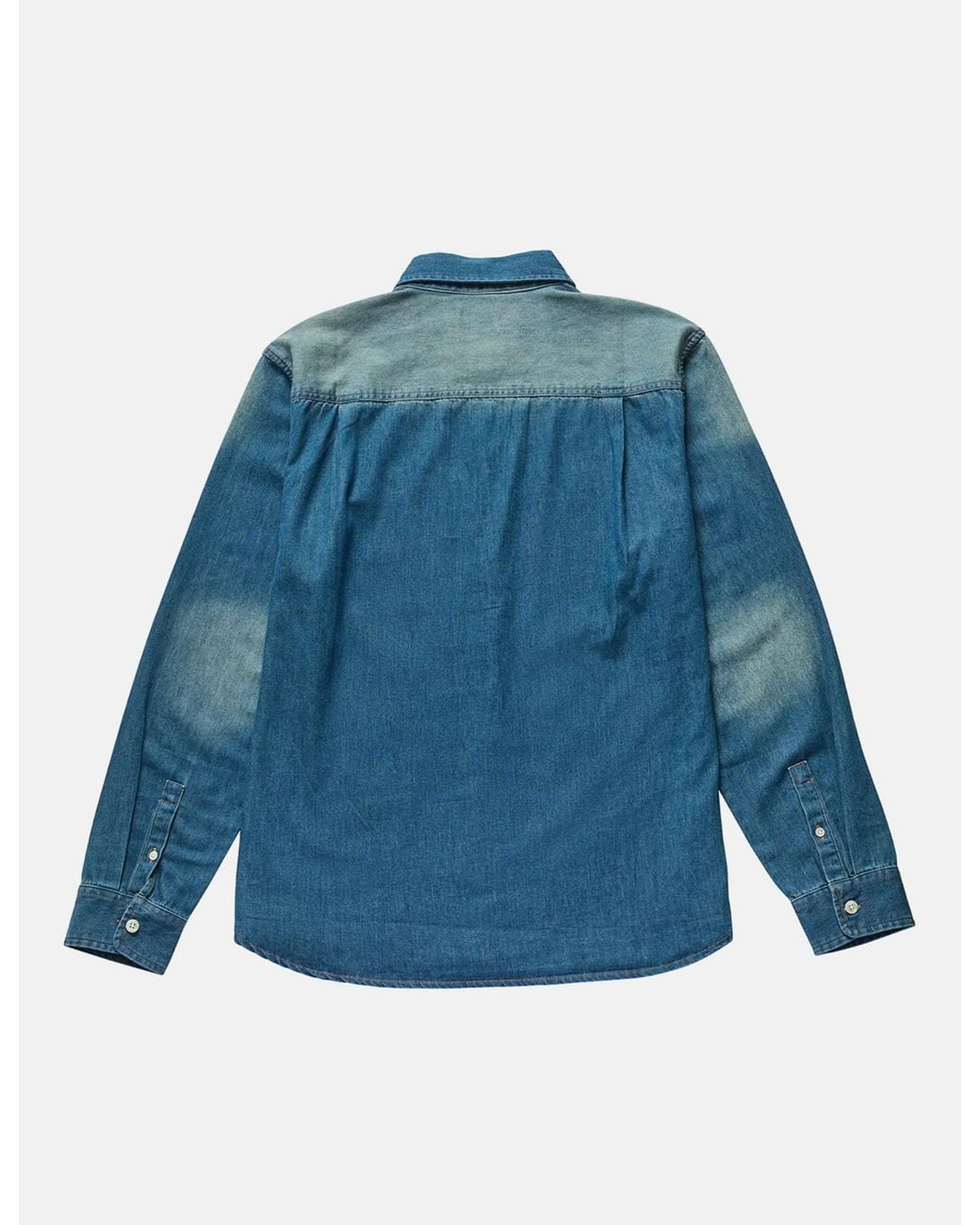 Larriet Blue Cliff Long Sleeve Shirt (70S Wash) for men