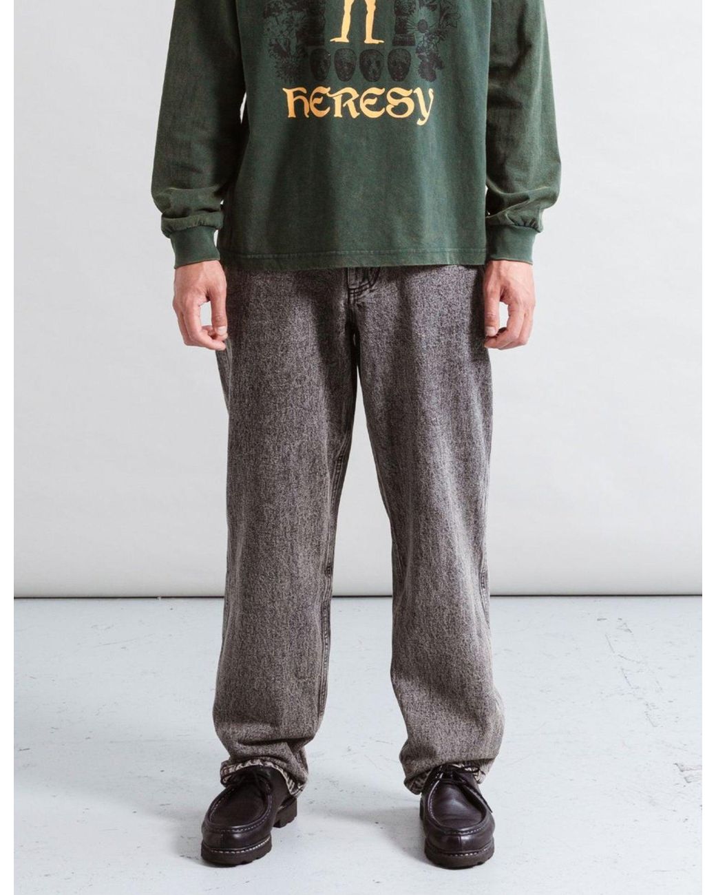 Heresy Gray Heretic Jeans for men
