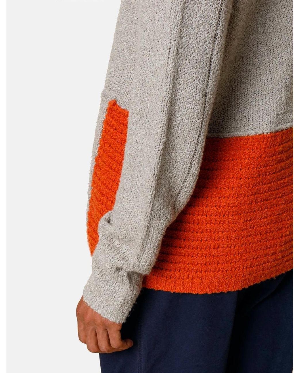 Folk Blue Folk Fracture Crew Sweater for men