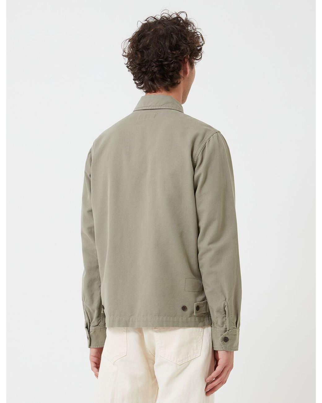 Universal Works Gray Windcheater Jacket (Canvas) for men