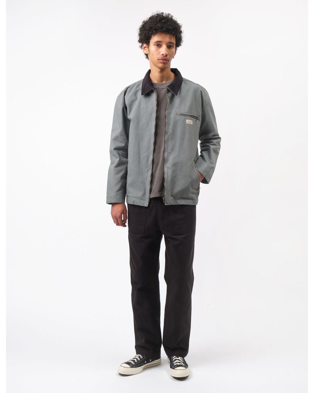 BHODE Gray Mechanics Jacket Canvas for men