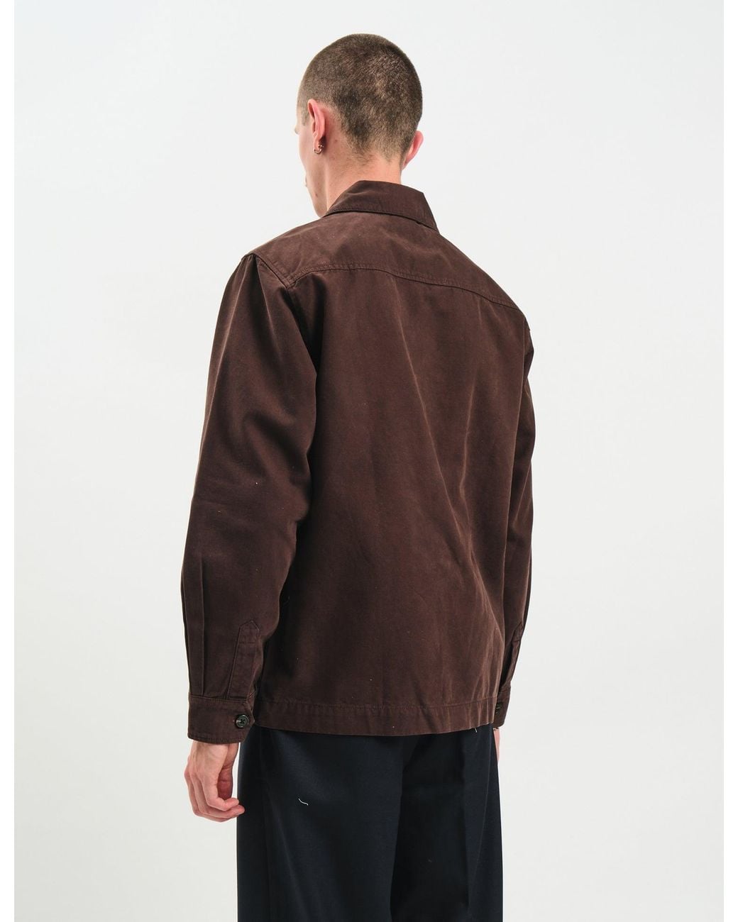 BHODE Brown Hunting Overshirt (Twill) for men