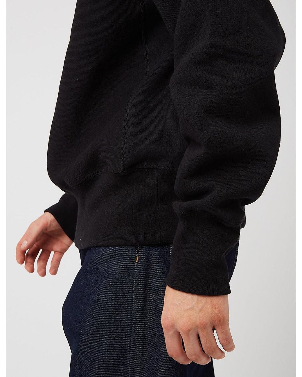 Camber USA Black Camber Crew Neck Sweatshirt (12Oz) for men