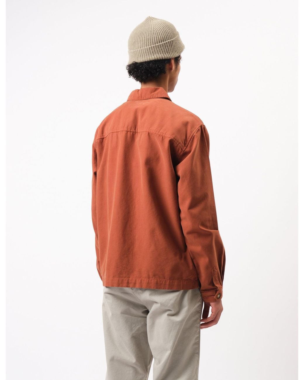 BHODE Red Hunting Overshirt Twill for men