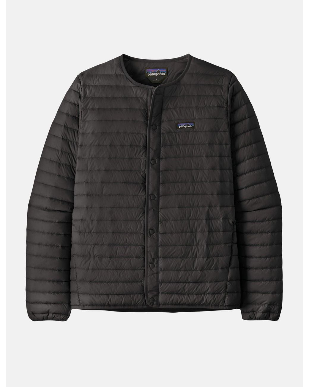 Patagonia Black Lightweight Down Sweater Cardigan for men