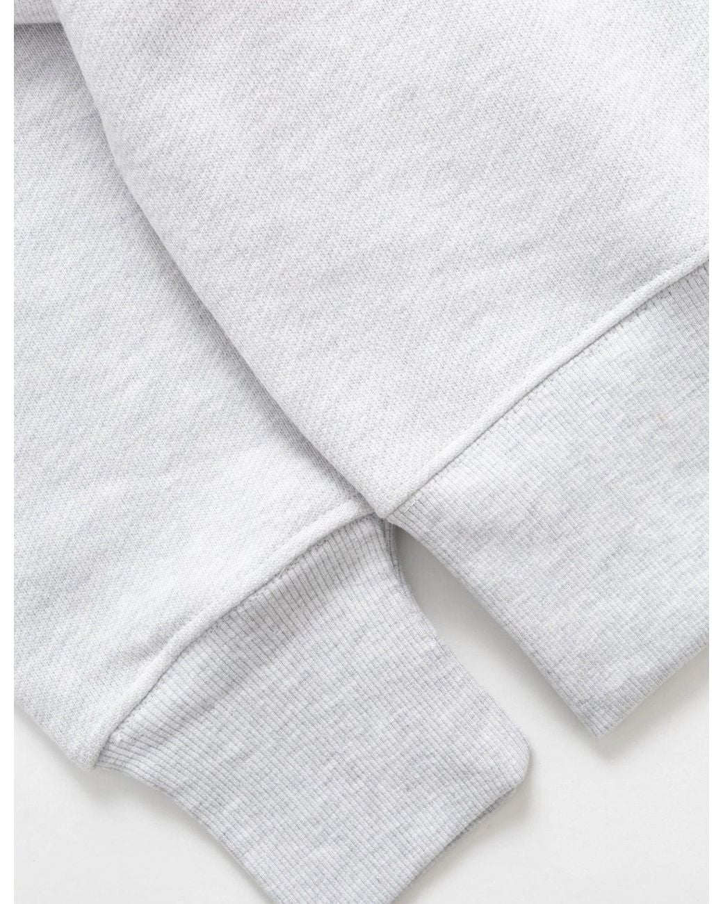 Power Goods White Loopback Crewneck for men