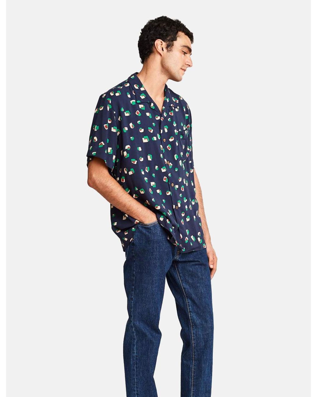 Bellerose Blue Gowai Shirt for men