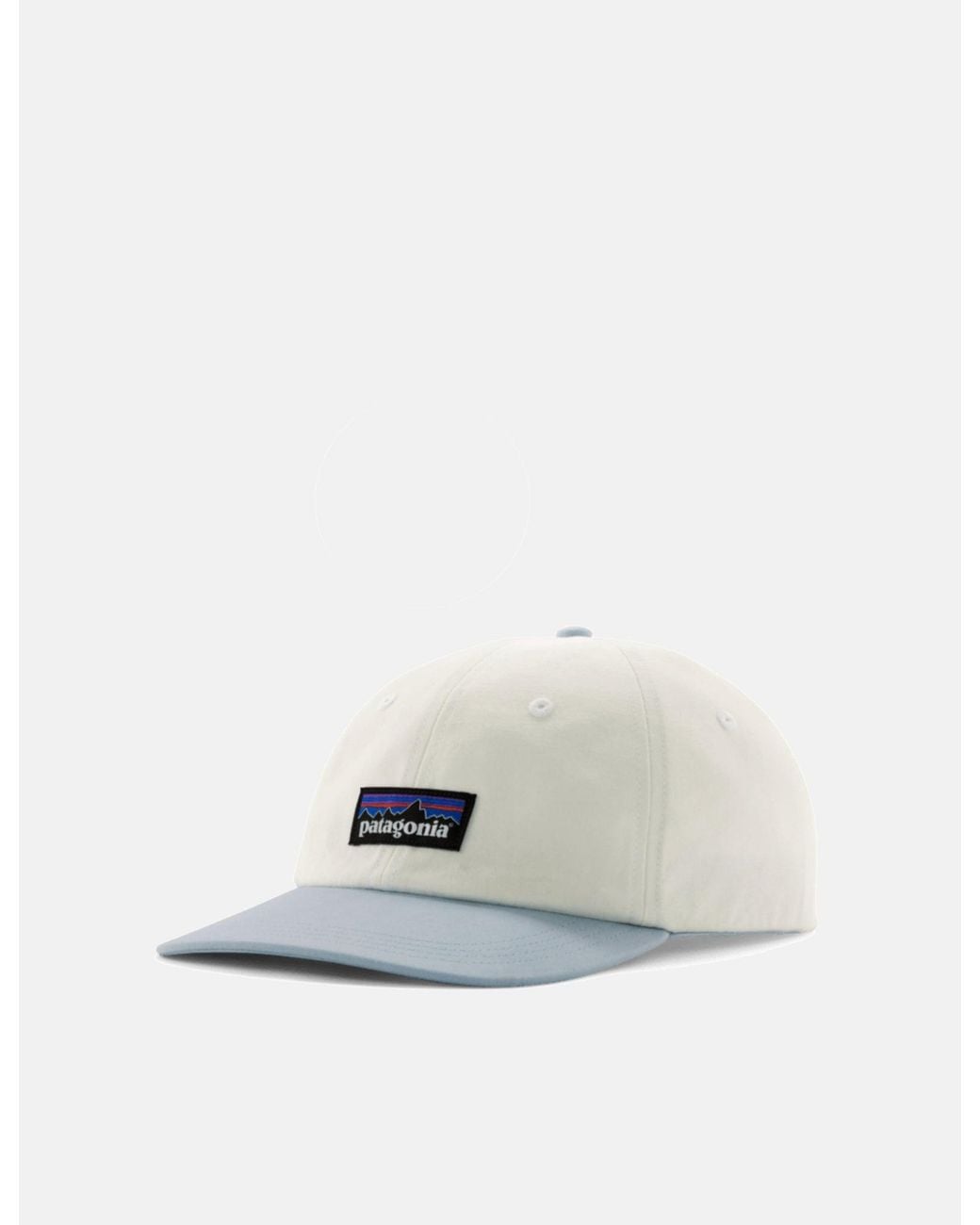 Patagonia White P-6 Label Trad Cap for men