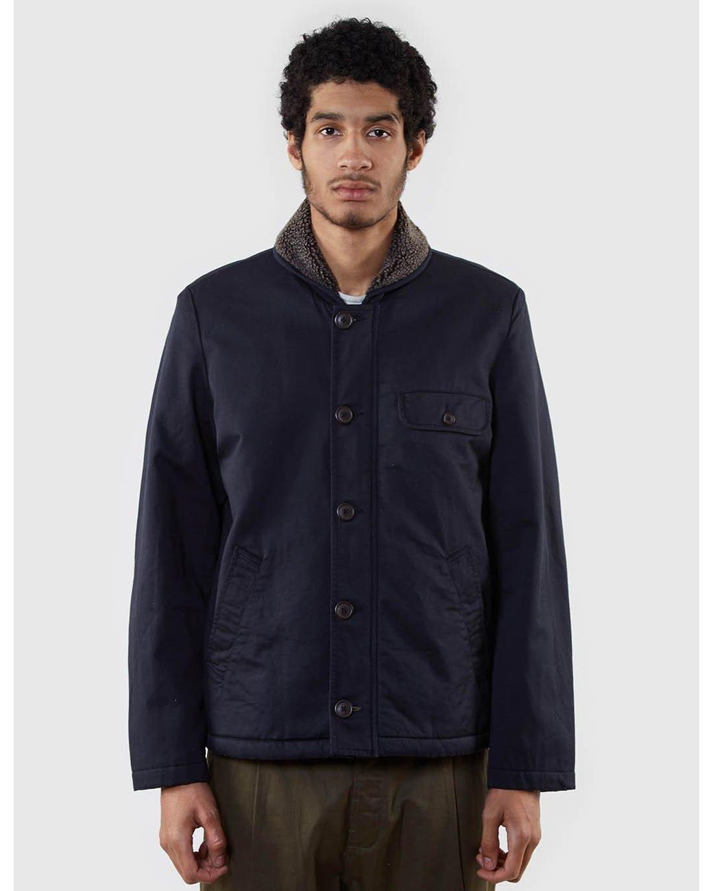 Universal Works Blue N1 Military Jacket for men