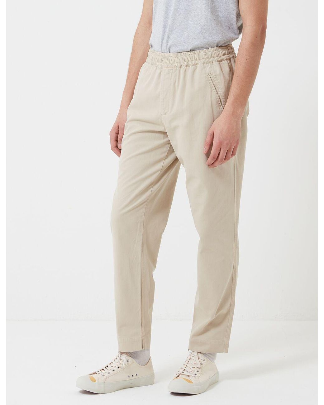 Folk Natural Folk Drawcord Assembly Trousers for men