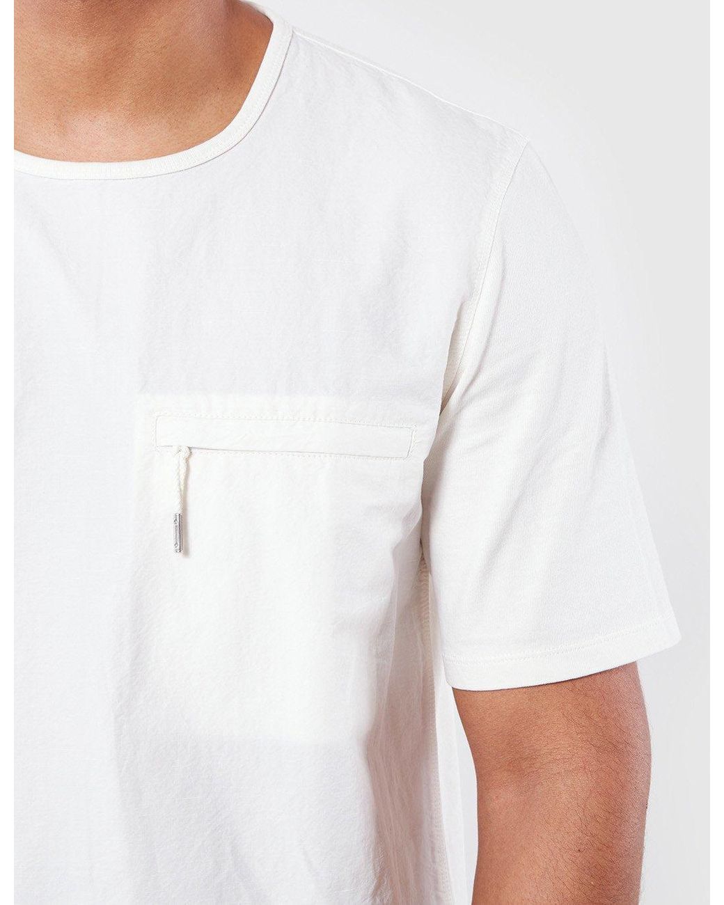 Folk White Folk Combination T-Shirt for men