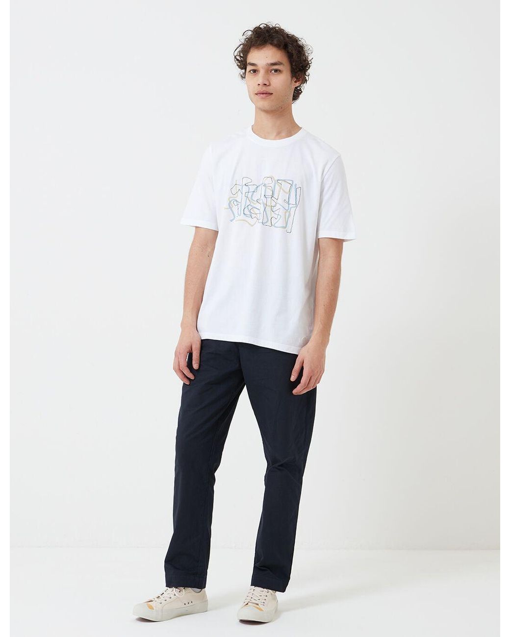 Folk White Folk Knot T-Shirt for men
