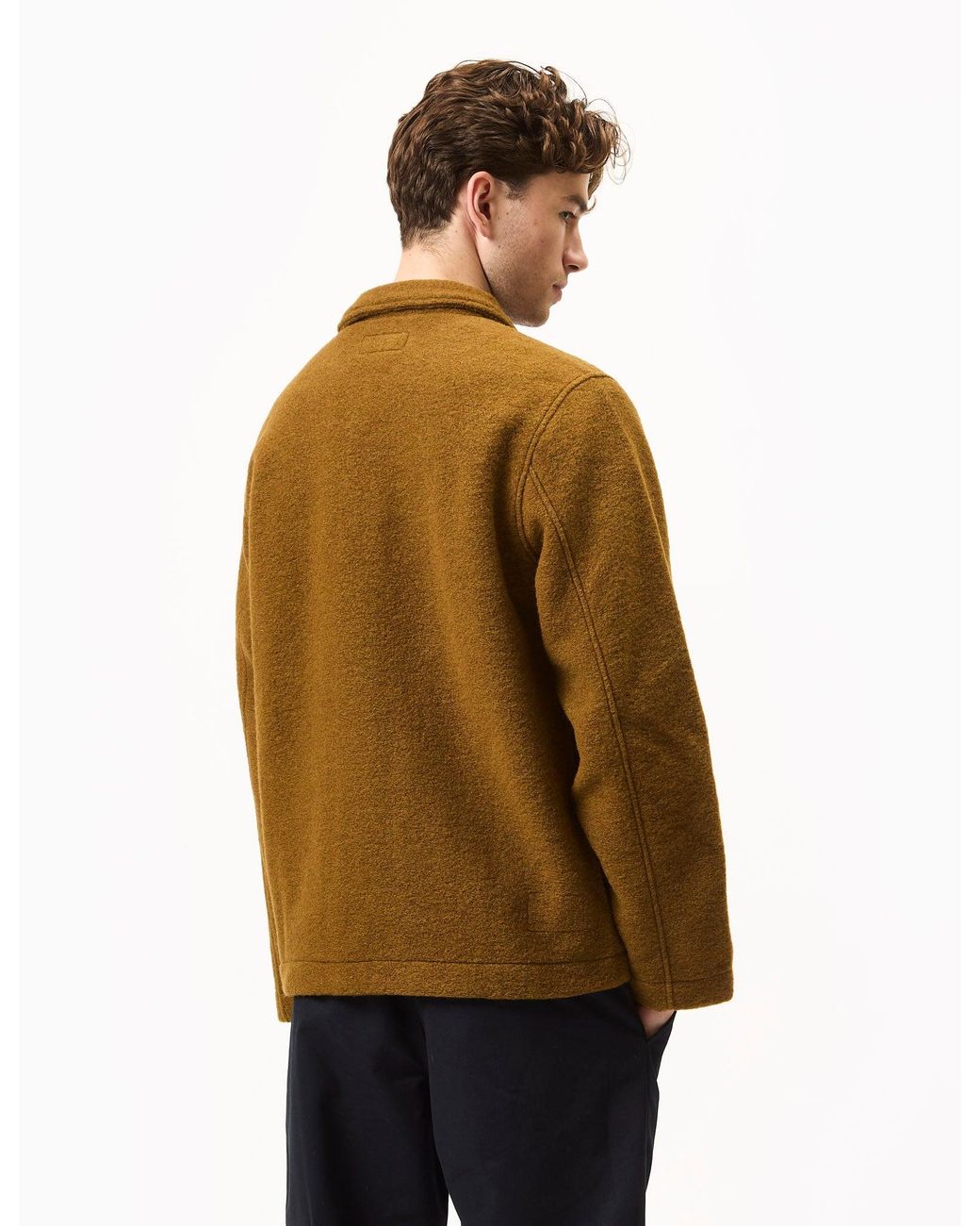 Universal Works Natural Field Jacket (Wool Fleece) for men