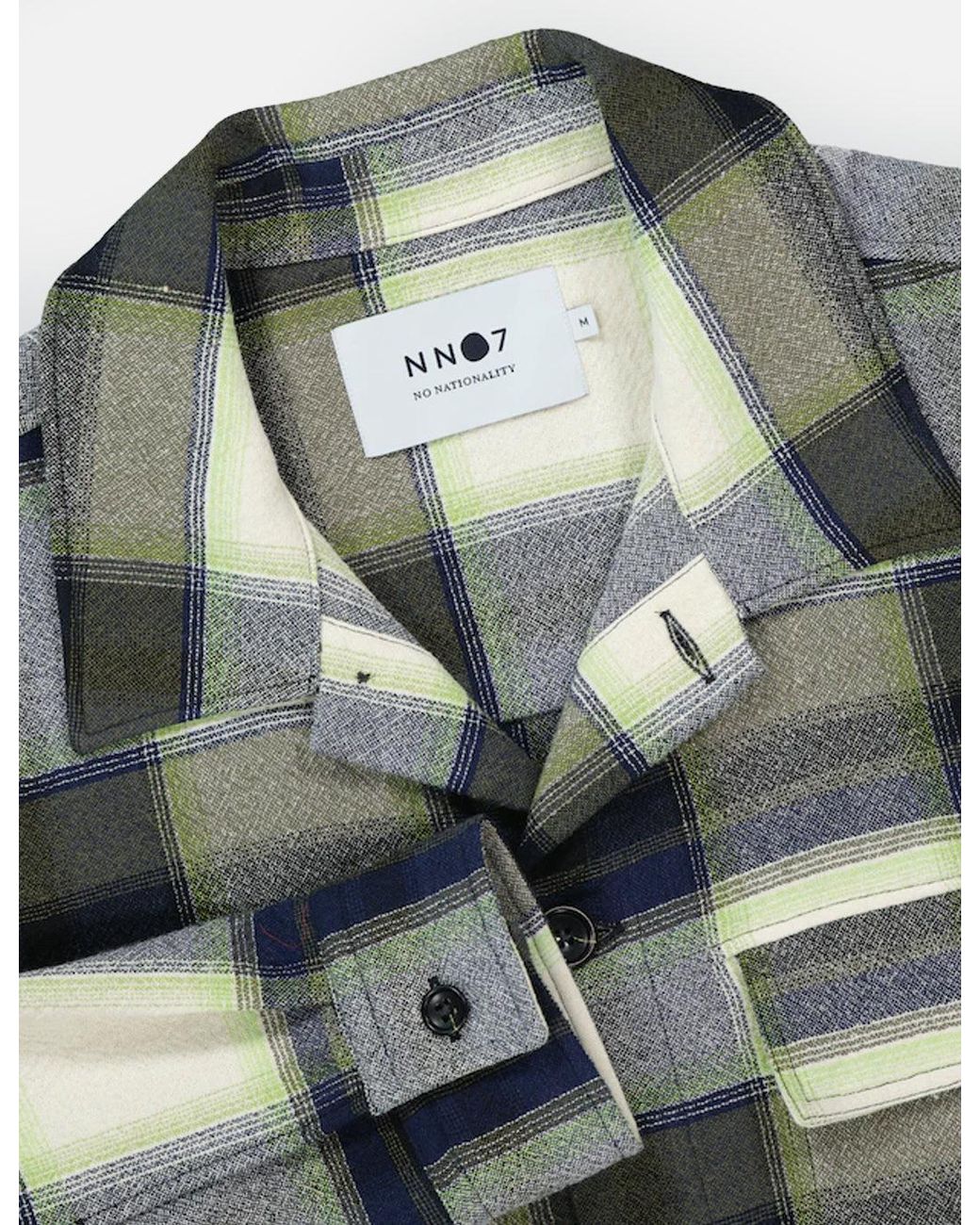NN07 Gray Wilas Overshirt for men
