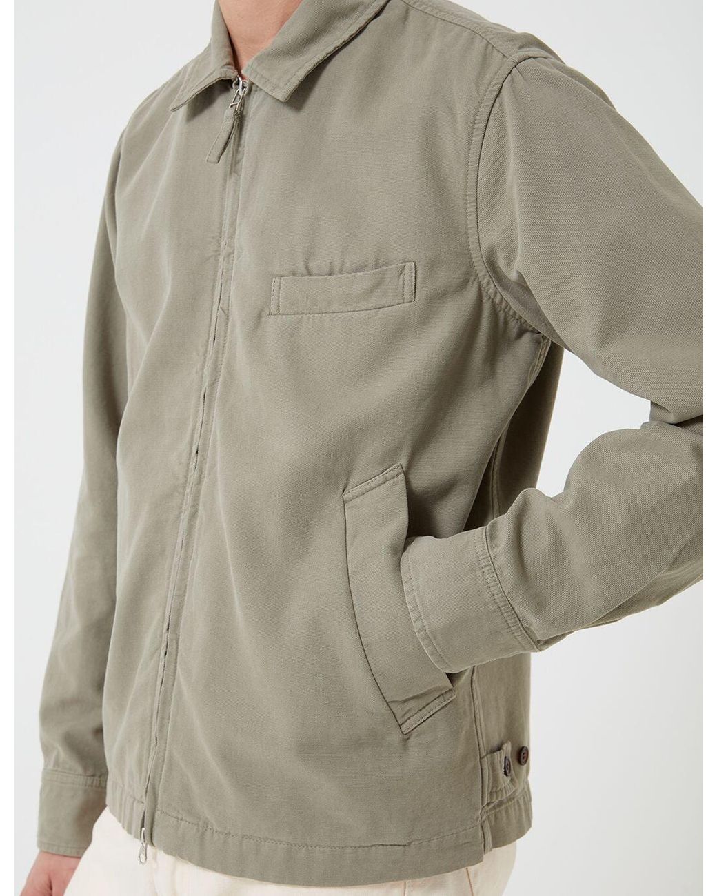 Universal Works Gray Windcheater Jacket (Canvas) for men