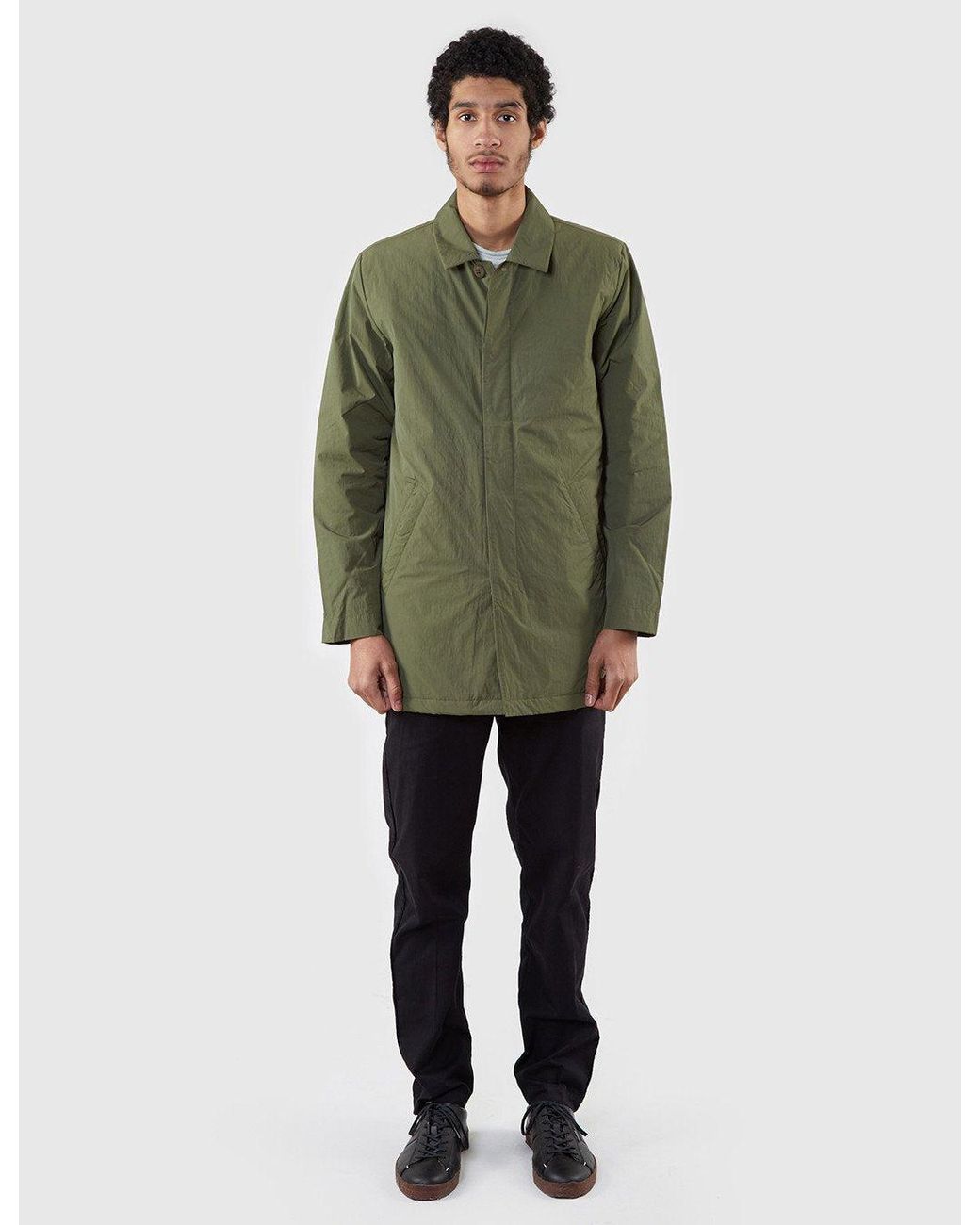 Folk Green Folk Shell Mac for men