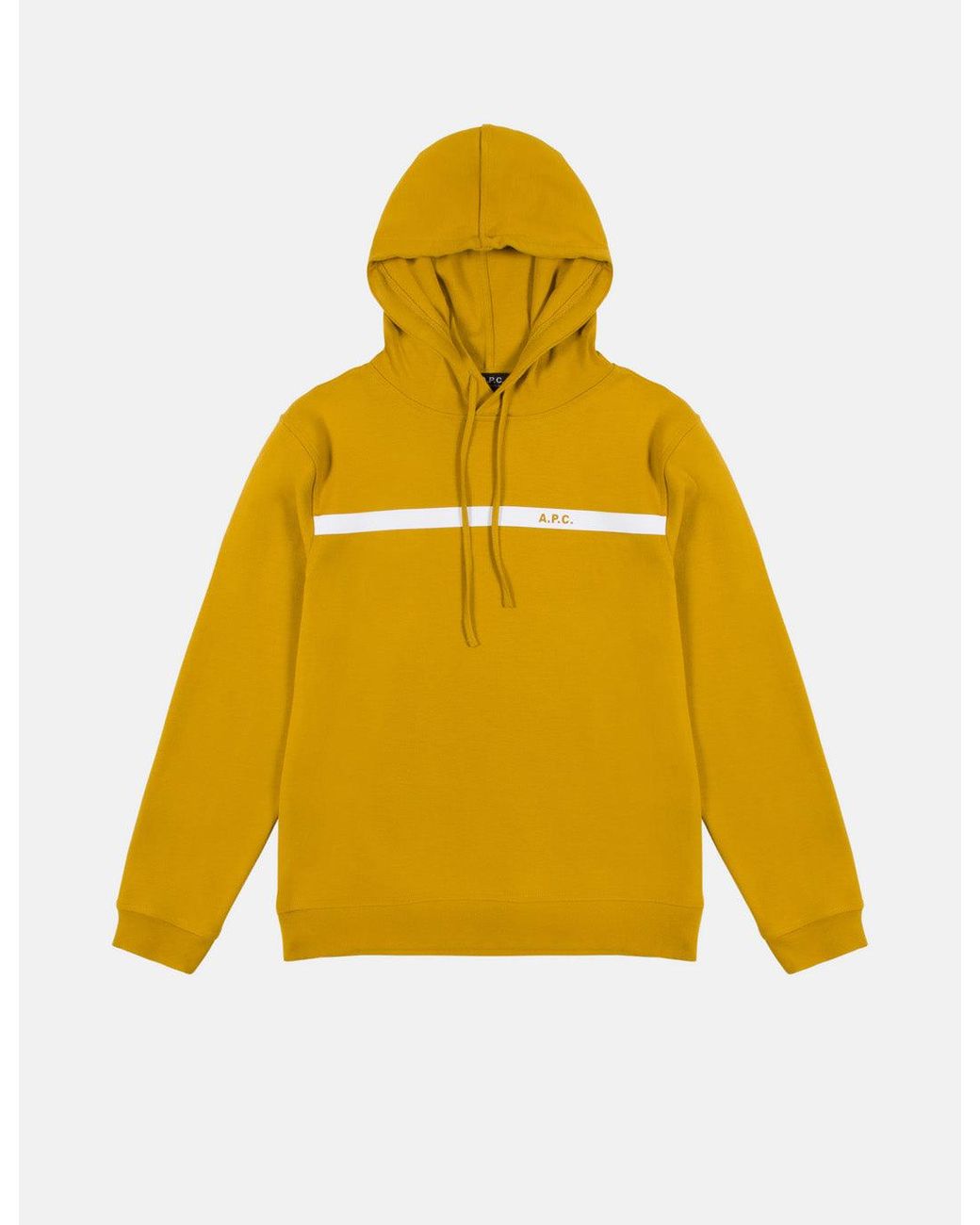 A.P.C. Yellow Caserne Hoodie for men