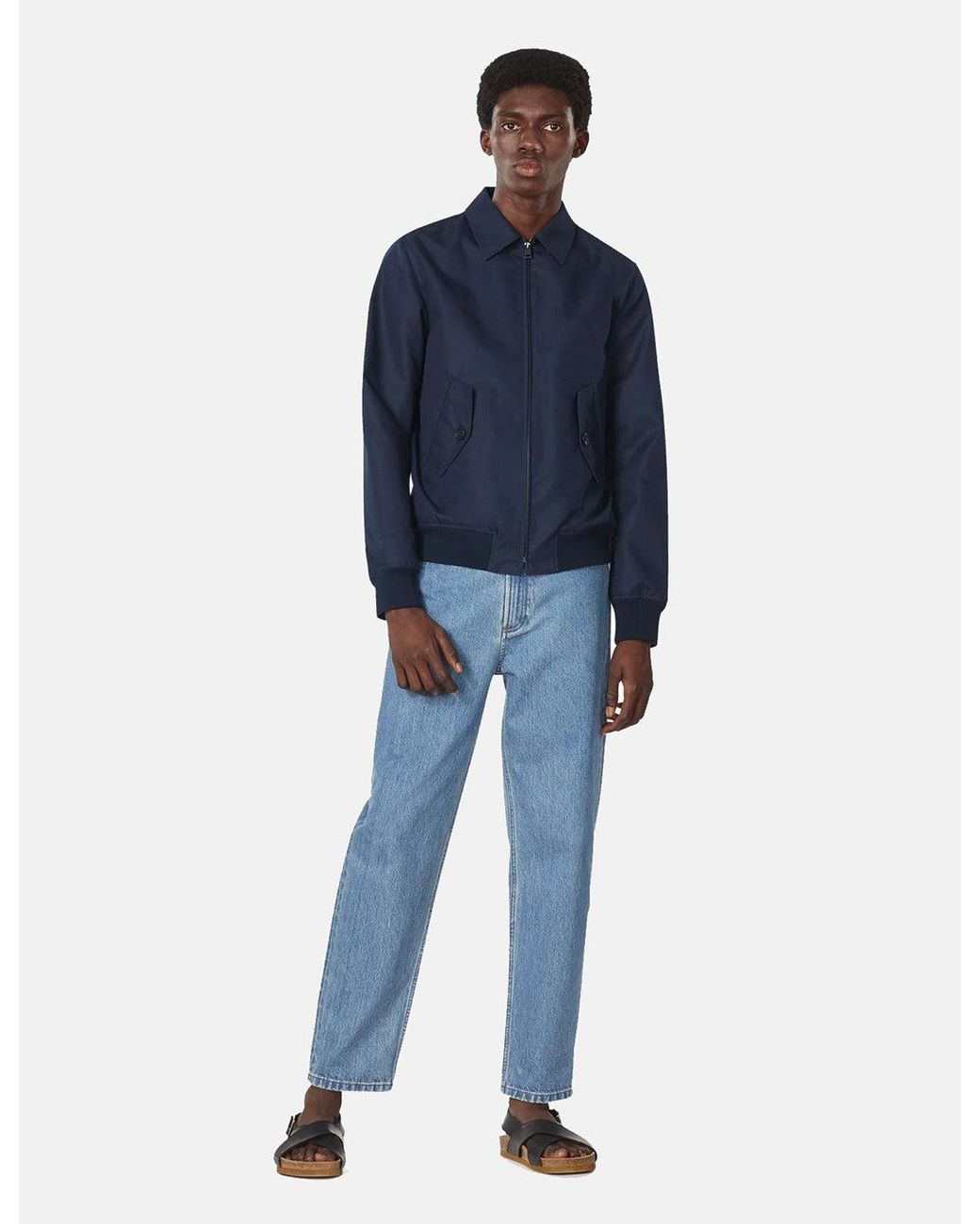 A.P.C. Blue Gaspard Jacket for men