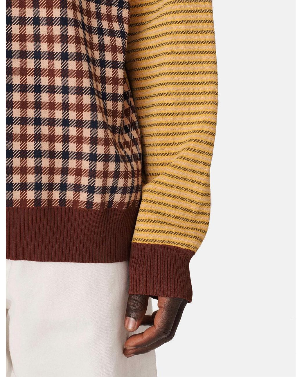 YMC Brown Gordan Crew Neck for men