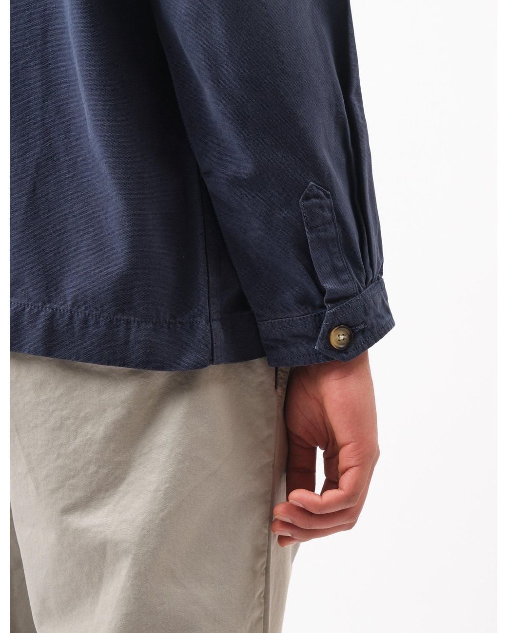 BHODE Blue Hunting Overshirt Twill for men